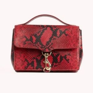 Rebecca Minkoff Red and Black Crossbody Bag